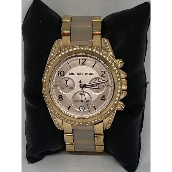 Michael Kors Blair MK5943 Women's Stainless Steel Analog Dial Quartz Watch WO383 - Picture 1 of 12